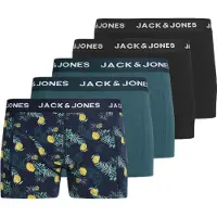 Jack & Jones Calzoncillo boxer 'JACJAKE' marino / navy / amarillo / negro