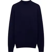 GOBI Cashmere Jersey 'Men's Timeless Mock Neck Cashmere Sweater' navy