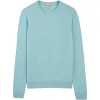 GOBI Cashmere Jersey 'Women's Essential Cashmere Crewneck Sweater' turquesa