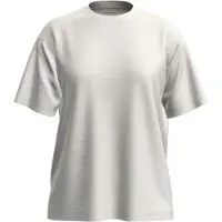 Icebreaker - Women's Merino 150 Tech Lite S/S Relaxed Tee - Camiseta de merino size L, beige/blanco