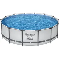 Bestway Conjunto completo para piscina inflable con estructura, diámetro 427 cm x 107 cm