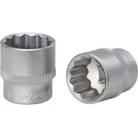 Ks Tools 911.3987-E, Llave de vaso, 3/8", métrica, 1 cabeza, 18,20 mm, acero cromo vanadio