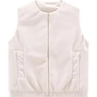 Jeanne Baret - Women's Rochefort Cargo Vest - Chaleco de fibra sintética size 34, blanco