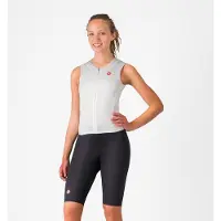 Castelli - Women's Free Sanremo Tri Suit Sleeveless - Mono de ciclismo size S, gris