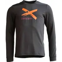 Zimtstern - Crewz Shirt L/S - Jerséis de forro polar size M, gris/negro