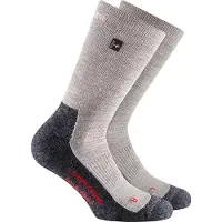 Rohner - Compression Trek Light L/R - Calcetines de trekking size 42-44, gris