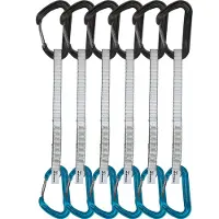 Dmm - Aether Quickdraw - Cinta exprés size 18 cm - 6er-Pack, gris