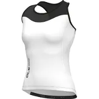 ALÉ - Women's Color Block Tank Top - Maillot de ciclismo sin mangas size S, blanco