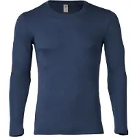 Engel - Shirt L/S - Ropa interior merino size 54/56, azul