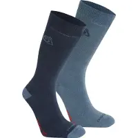 Craghoppers - Nosilife Travel Twin Pack Socks - Calcetines de trekking size 36-38, azul