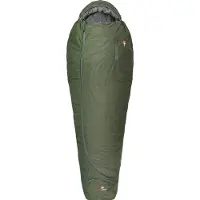 Grüezi Bag - Biopod Wolle Survival Ice - Saco de dormir de plumas size 185 cm - 215 x 80 x 50 cm, verde