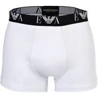 Emporio Armani para hombre. EM000259_AF14131 Set 3 Bóxers Casual blanco (S), Homewear, Algodón, outlet 2026.