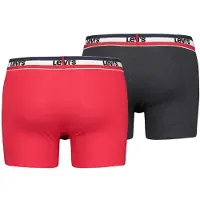 Levi's Calzoncillo boxer rojo / negro / blanco