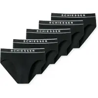 Schiesser Braga negro / blanco