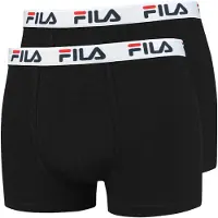 FILA Calzoncillo boxer negro / blanco