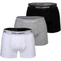 Dolce&Gabbana Calzoncillo boxer gris / negro / blanco
