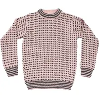 Devold - Original Islender Crew Neck - jersey de lana size S, fucsia
