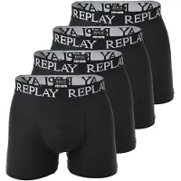 Replay Calzoncillo boxer negro / blanco
