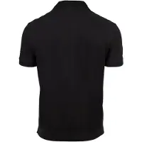 Armani Exchange para hombre. 8NZFSGZJ81Z1200 Polo liso negro (S), Casual, Algodón, Manga corta, outlet 2026.
