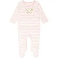 Steiff Pijama entero/body beige / talco / blanco