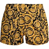 Versace Bermudas amarillo / negro