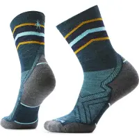 Smartwool - Women's Run Targeted Cushion Mid Crew - Calcetines de running size 42-45, azul