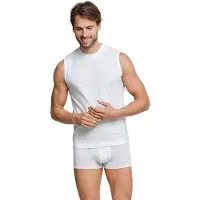 Schiesser Camiseta térmica blanco