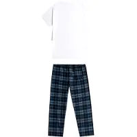 G-Star Pijama largo azul / azul oscuro / blanco