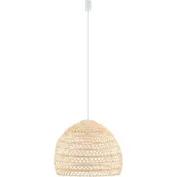 Lyora Lámpara colgante bohemia de madera, casquillo E27, 11151