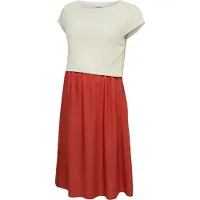 Mamalicious Vestido 'MLZandra June' arándano / blanco lana