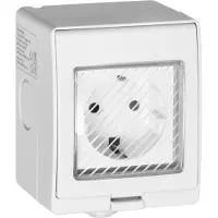ORNO Enchufe inteligente Wi-Fi, IP55, 16A, 230V, para montaje en carril, color gris
