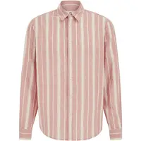 We fashion Camisa beige / rojo moteado