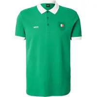 BOSS para hombre. 50559263 Polo Paddy con detalles de bandera verde (L), Casual, Algodón, Manga corta, outlet 2026.