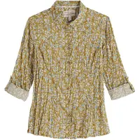 Seasalt Cornwall Blusa 'Larissa' ópalo / mostaza / blanco