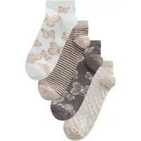 Next Calcetines beige / marrón / blanco