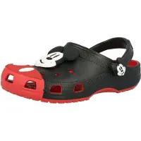 Crocs Zuecos 'Mickey Mouse' rojo fuego / negro / blanco