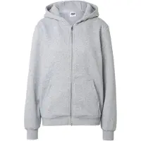 Urban Classics Sudadera con cremallera gris moteado