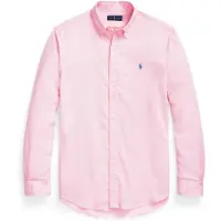 Ralph Lauren para hombre. 710805564027 Camisa Oxford Custom Fit rosa (S), Casual, Algodón, Manga larga, outlet 2026.