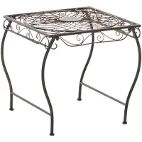 CLP Mesa de metal GS3438892 - Color bronce