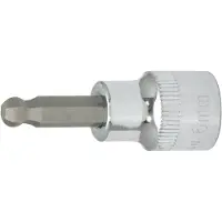 Ks Tools 918.3876, Llave de vaso, 3/8", métrica, 1 cabeza, 10 mm, acero cromo vanadio