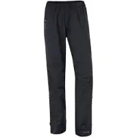 Vaude - Women's Fluid Full-Zip Pants - Pantalones impermeables size 44, negro