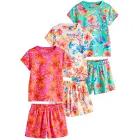 Next Pijama crema / turquesa / naranja / rosa