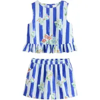 Next Conjunto azul / verde / naranja / blanco