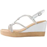 Next Sandalias con hebilla 'Forever Comfort' plata