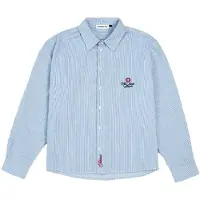 Prohibited Camisa 'The Swiss Yuppie' azul / blanco