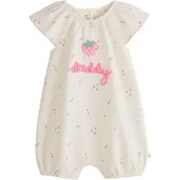 Next Pijama entero/body ecru / verde / rosa