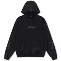 Ed Hardy Sudadera 'Flaming Tiger' gris / antracita