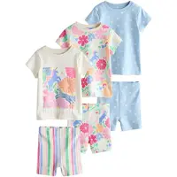 Next Pijama azul claro / rosa / rojo / blanco