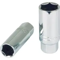 Ks Tools 918.3804, Llave de vaso, 3/8", métrica, 1 cabeza, 22 mm, acero cromo vanadio
