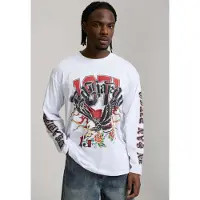 Ed Hardy Camiseta '1971 Tattoo Eagle' rojo sangre / negro / blanco